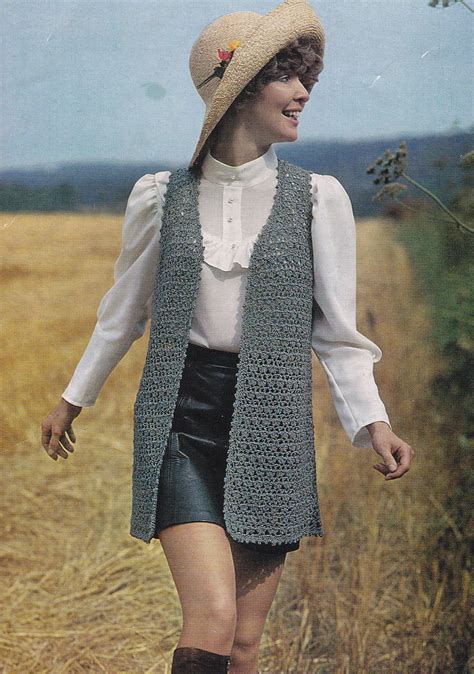 Sleeveless Crochet Vest Pattern - Etsy