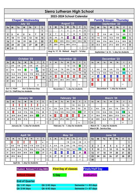 Slhs Calendar Customize and Print