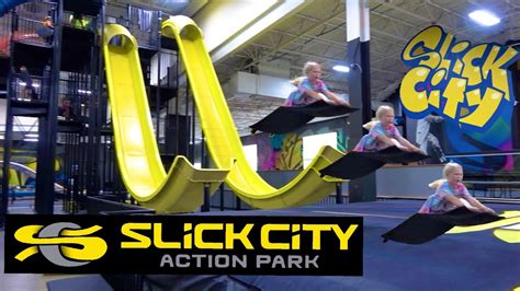 Fast as Friction! Slick City is a fun-filled, family action park featuring indoor slides, air courts, birthday parties, & more for all ages and occasions!. 