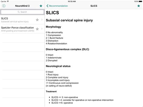  Background: The Subaxial Cervical Spine Injury Classification System (SLICS) is a commonly used algorithm for diagnosing and managing subaxial cervical spine trauma. A SLIC score 4 suggests either surgery or non-surgically treatment depending on the surgeon's experience and patient's conditions. 