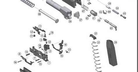 Slide Parts Schematic for M17 or 320 X Carry SIG Talk