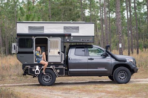 11'11''. Dry Weight. 4063 Lbs. Sleeps up to. 5/6. Explore 1172 360°. Compare Models. Go anywhere, anytime, now in a new 2020 Lance Camper truck campers. America's favorite truck camper and repeat DSI award winner.