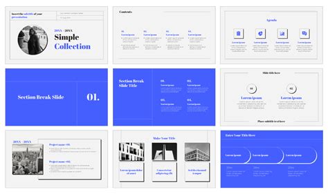 Slides Presentation Template Collection