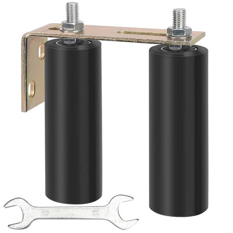 Sliding gate rollers home depot.  off-center hole, which allows for vertical adjustment...