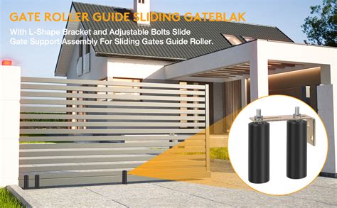 Sliding gate top guide roller.  High-quality professional gate Adjustable Top ...