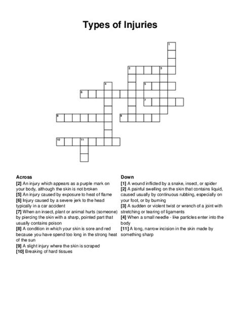 Slight injury crossword clue 7 letters. The Crossword Solver found 30 answers to "withdraw from race having slight injury (7)/928747", 7 letters crossword clue. The Crossword Solver finds answers to classic crosswords and cryptic crossword puzzles. Enter the length or pattern for better results. Click the answer to find similar crossword clues. 