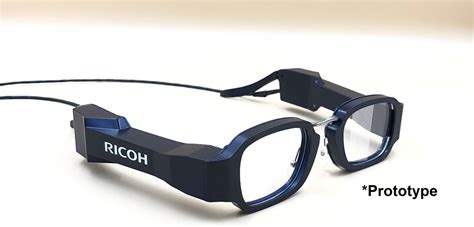 Slim, lightweight binocular smart glasses Global Ricoh