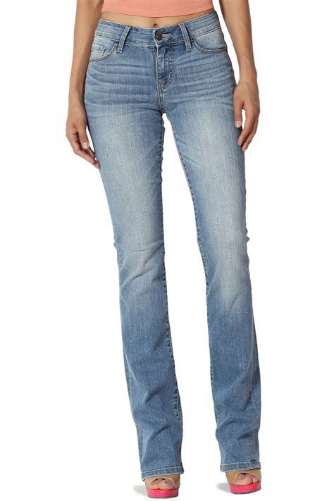 Slim bootcut jeans. The six basic types of jeans are skinny jeans, classic straight leg jeans, boyfriend jeans, flare jeans, bootcut jeans and trouser jeans. Depending on the basic type, jeans come in... 
