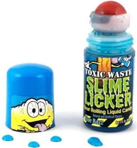 Amazon.com : TOXIC WASTE | Slime Licker Sour Rolling Liquid Candy | 12-Count Display Box with Strawberry & Blue Razz Flavors (2 fl oz Each) : Grocery & Gourmet Food Delivering to Lebanon 66952 Grocery & Gourmet Food Hello, sign in Account & Lists Returns & Orders Sign in Start here. 17 : 39 : 47 Grocery & Gourmet Food › Snacks & Sweets ›