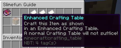 Slimefun enchants.  The items include a range of things magical and scientific, from an encha...