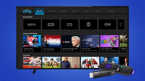Sling tv roku. Go to the Main Menu of your Roku device by pressing the home button on the Roku remote.; Head over to the Search bar located on the left-hand side; Type “Sling TV app” and hit enter.; Once the search results appear, click on Sling TV. Now click the “Add Channel” button.; Go back to the Main Menu and open the Sling TV app. Enter your login … 