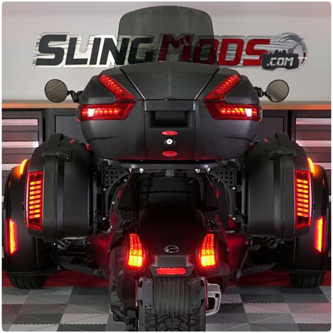 Slingmods can am spyder. Adjustable Padded Driver Backrest with Storage Pouch for the Can-Am Spyder F3. (39 reviews) In Stock. $249.95. $ 212.46 YOU SAVE $37.49. Buy in monthly payments with Affirm on orders over $50. Learn more. Login & Earn 212 Points when purchasing this item. Part Name: spyder-f3-driver-backrest-show-chrome. 