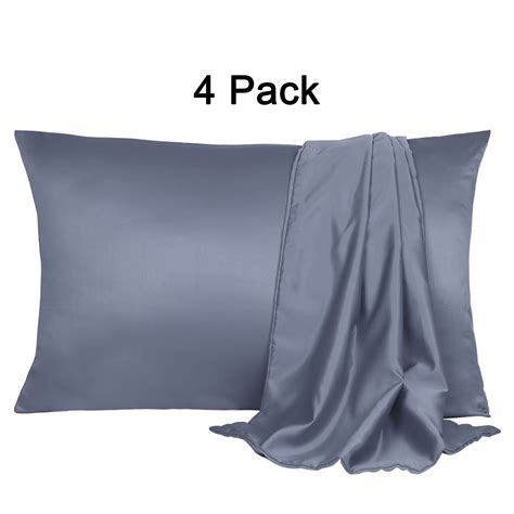 Slip pillow. Love's cabin Silk Satin Pillowcase for Hair and Skin (Dark Gray, 20x30 inches) Slip Pillow Cases Queen Size Set of 2 - Satin Cooling Pillow Covers with Envelope Closure Visit the Love's cabin Store 4.5 4.5 out of 5 stars 81,649 ratings 