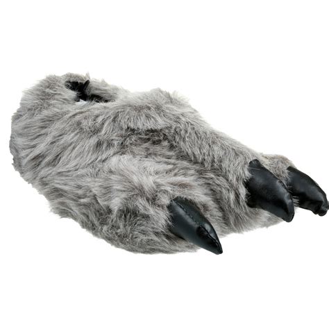 Slippers Grey Claws - Folies Fleuries