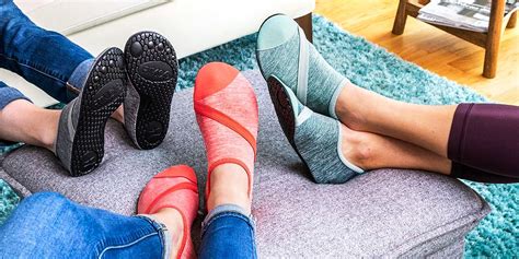 Slippers with socks. Zappos. $ 89.95. Vionic. $ 89.99. DSW. To reduce stress on the feet, this slipper’s footbed hugs the sole and cushions the ball of your feet. It also offers arch support and has a deep heel cup ... 
