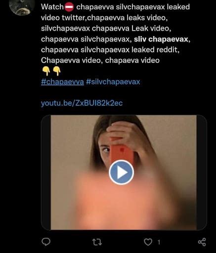 Dec 9, 2022 · Sliv Chapaeva is now viral on social media and trending on every platform. It all happened after one of her videos leaked online on one of the platforms. People undoubtedly started looking for Chapaevax’s leaked videos when they got to know about her, and slowly, she became a web sensation. 