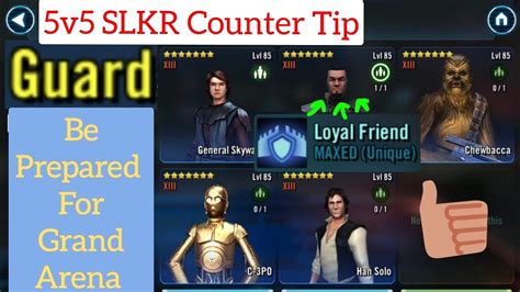 JKL is only 216 speed here. Primarily stacking speed on JKR (319) and Bastila (274 with no G12+ gear yet). JKL is much more about having the offense that Bastila's Offense Up + HYoda's Master's Training + JKL's Jedi Will = 1-shot FO enemies (except SLKR of course).