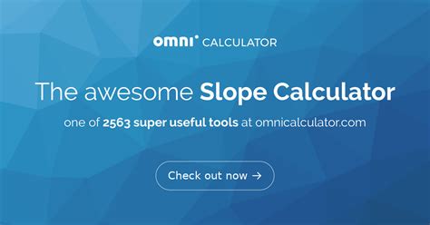 Slope calculator omni. Things To Know About Slope calculator omni. 