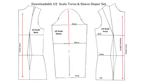 Sloper pattern free. .  Several of my basic designs are based on these b...