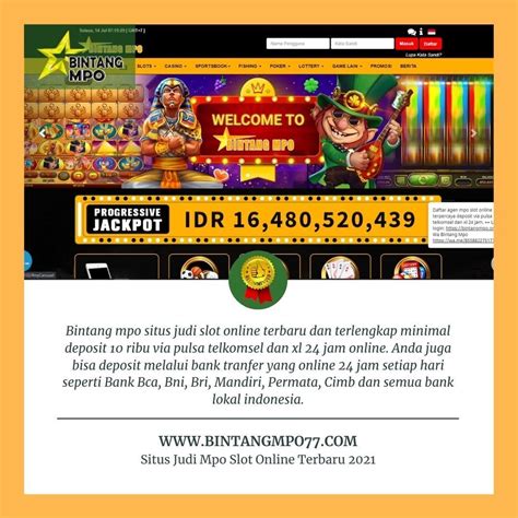 Slot mpo: Situs Judi Slot Hari telah Menang Jadwal Terbaru Ini