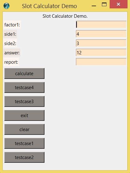 Slot calculator
