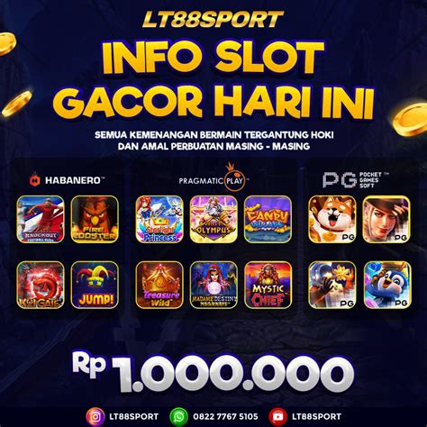 Slot gacor bonus di awal. Demo ways.