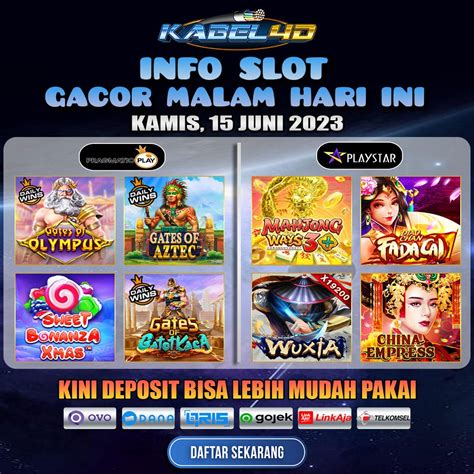 Slot gacor malam ini 2023 terbaru. Poker idn deposit pulsa.