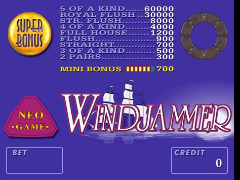 Slot maşınları windjammer play