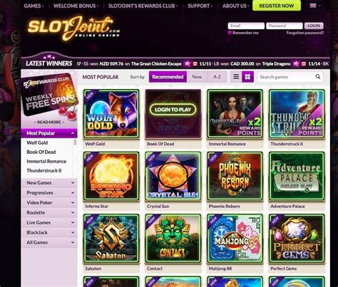 SlotJoint Casino Canada VIP program