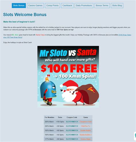 SlotoCash Canada slot bonuses