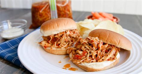 Slow Cooker Buffalo Chicken - Once A Month Meals