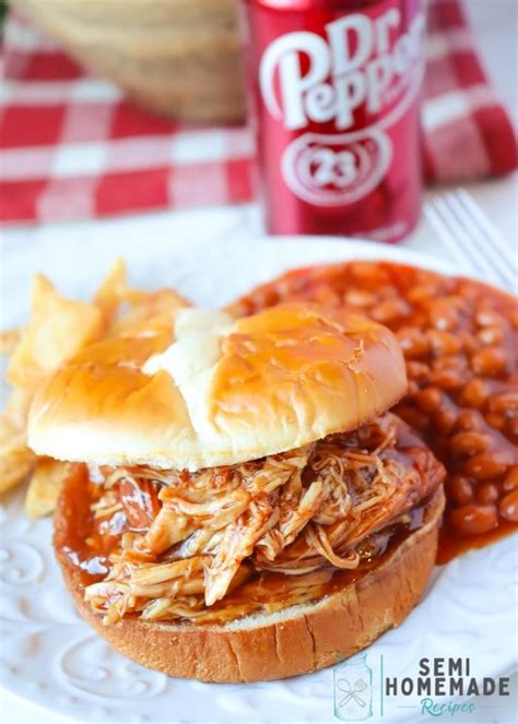 Slow Cooker Dr. Pepper BBQ Chicken - Semi …