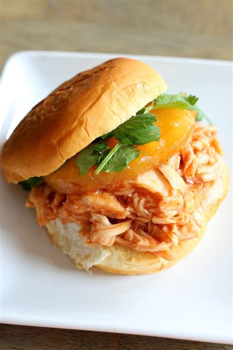 Slow Cooker Hawaiian Chicken Sandwiches - 365 Days of Slow …