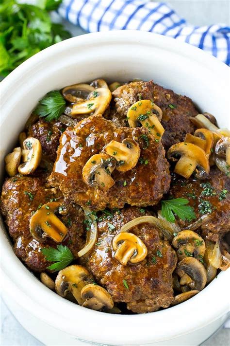 Slow Cooker Salisbury Steak With Mushrooms And Gravy - Bake It …