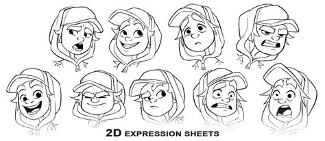 Slow Rising Life Form Character expression sheets