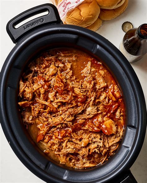 Slow cooker three-ingredient ginger beer pulled pork - Nine