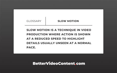 Slow motion definition and meaning Collins English …