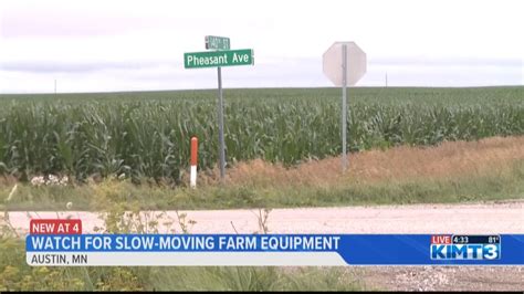 Slow moving farm equipment - YouTube