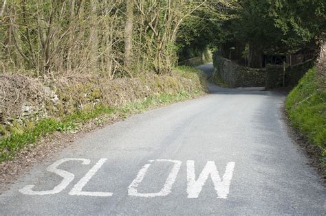 Slow roads. “Slow Roads Saves Lives” calls on everyone – you, your neighbors, local leaders, traffic engineers – to embrace slowing down and saving lives. Speed limits a... 