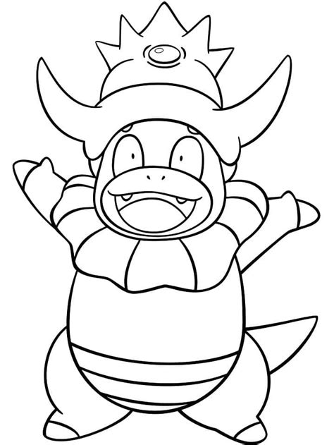 Slowking Pokemon Coloring Pages Free Printable Coloring Pages