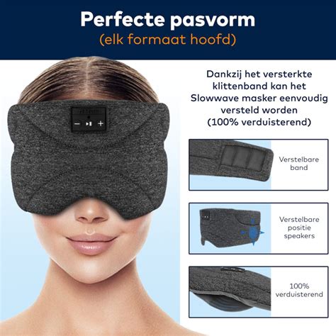 Slowwave Bluetooth Slaapmasker -