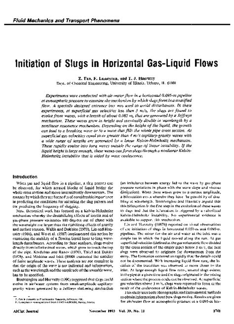 Slug length and frequency upstream a sudden expansion in gas