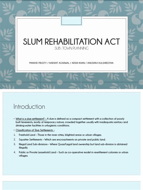 Slum Rehabilitation Authority PDF - Scribd