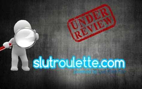 com You might remember when the website chatroulette. . Slutroulettecom