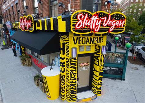 Sluttyvegan locations. The restaurant also has a really great story. Entrepreneur Pinky Cole launched Slutty Vegan back in 2018 after her first restaurant burned down a few years prior. “This is a full circle moment ... 