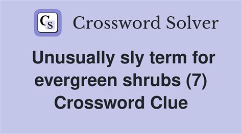 Slyly shy crossword clue - WSJCrosswordSolver.com