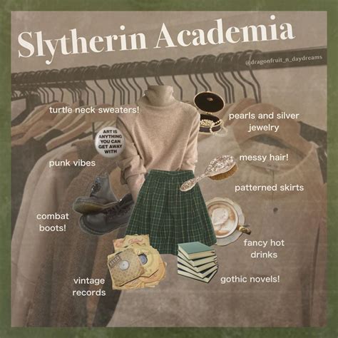 Slytherin Dark Academia - Etsy Sweden