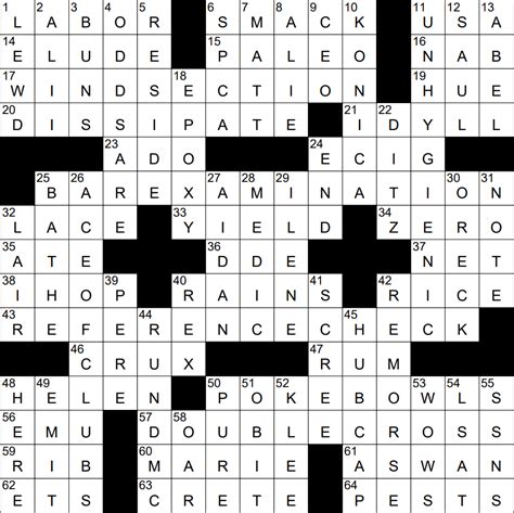 Smack in the face - crossword puzzle clues & answers - Dan Word