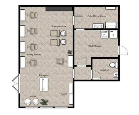 Small Beauty Salon Floor Plans Viewfloor.co