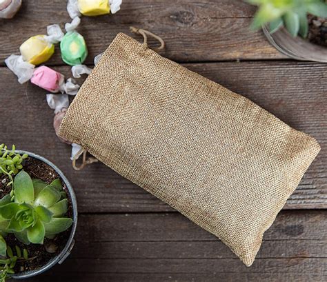 Small Burlap Gift Bags - Etsy